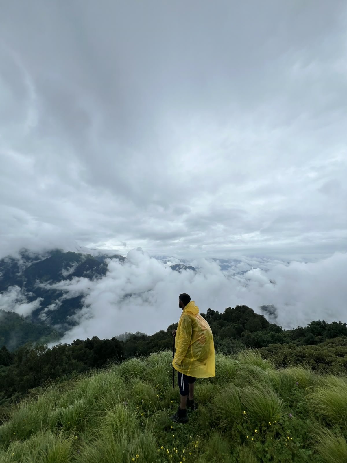 Above the clouds, under the rain