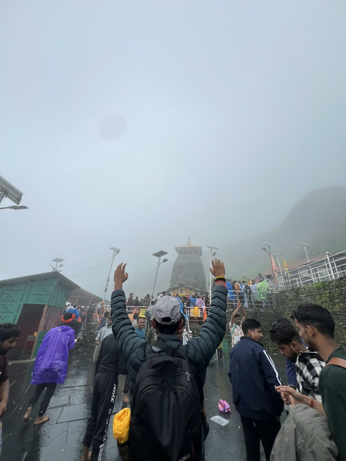 Tungnath in the monsoon mist